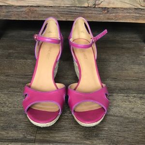 Nine West Fuschia wedge